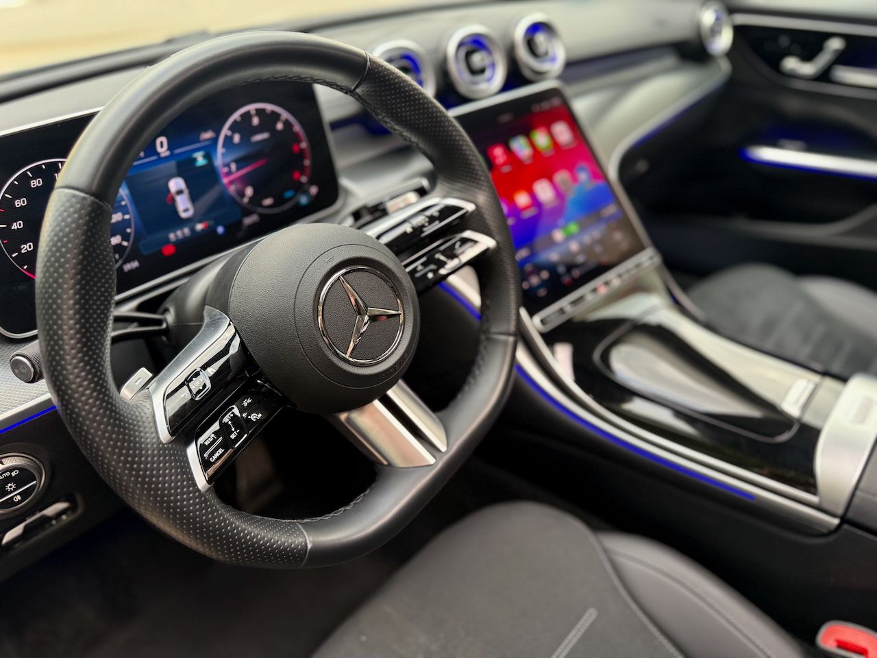 Mercedes Clase C 220D AMG Line TECHO PANORAMICO - Foto 17