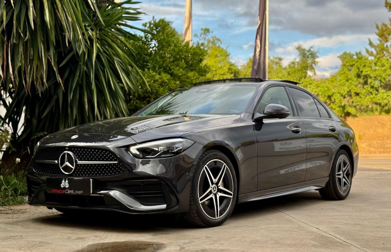Mercedes Clase C 220D AMG Line TECHO PANORAMICO - Foto 9
