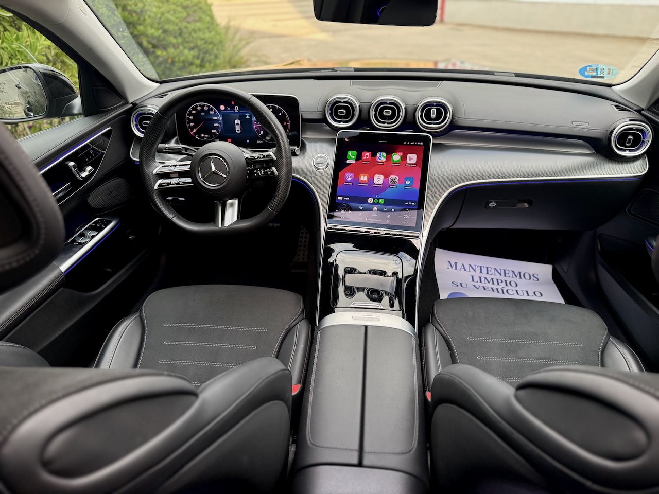 Mercedes Clase C 220D AMG Line TECHO PANORAMICO - Foto 19