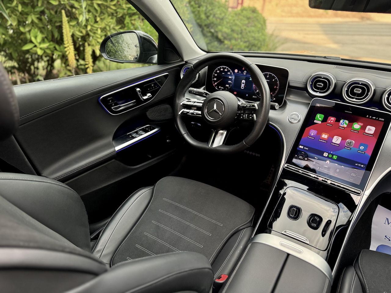 Mercedes Clase C 220D AMG Line TECHO PANORAMICO - Foto 18