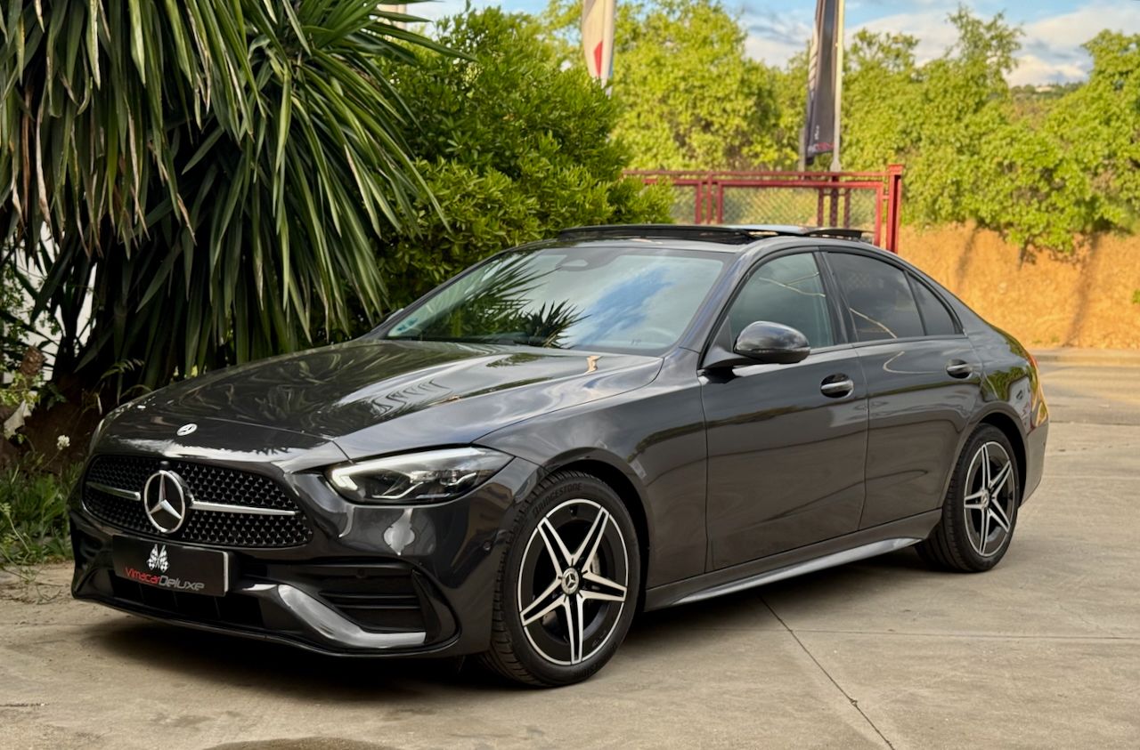 Mercedes Clase C 220D AMG Line TECHO PANORAMICO - Foto 8
