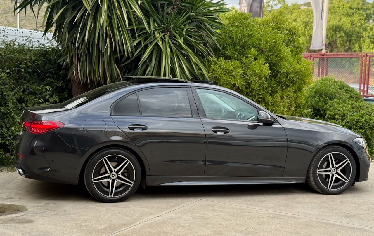 Mercedes Clase C 220D AMG Line TECHO PANORAMICO - Foto 14