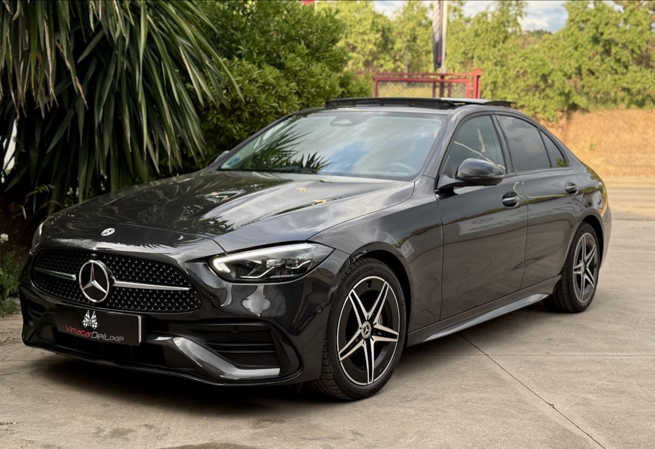 Mercedes Clase C 220D AMG Line TECHO PANORAMICO - Foto 11