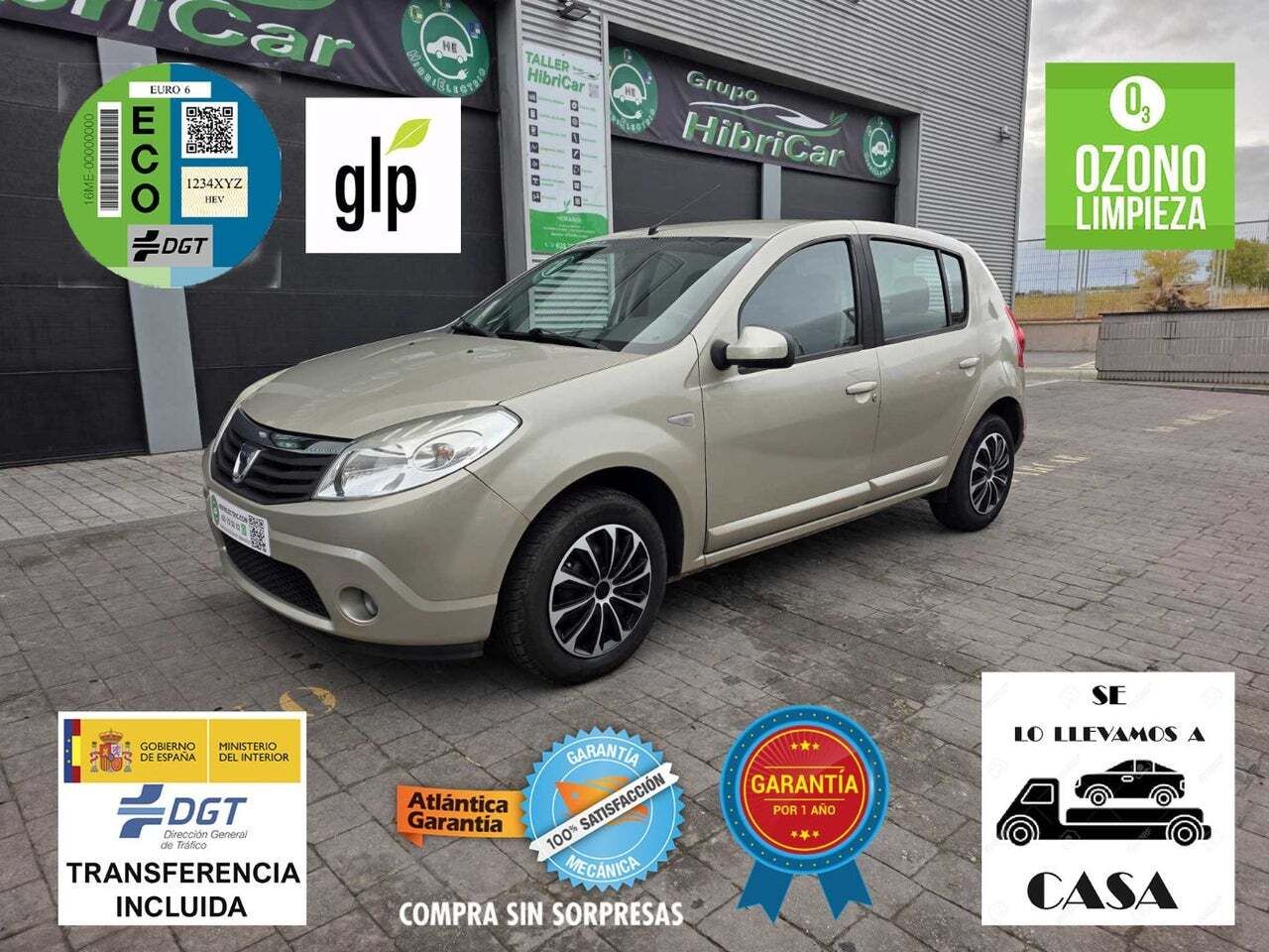 Dacia Sandero Laureate 1.2 75cv GLP 