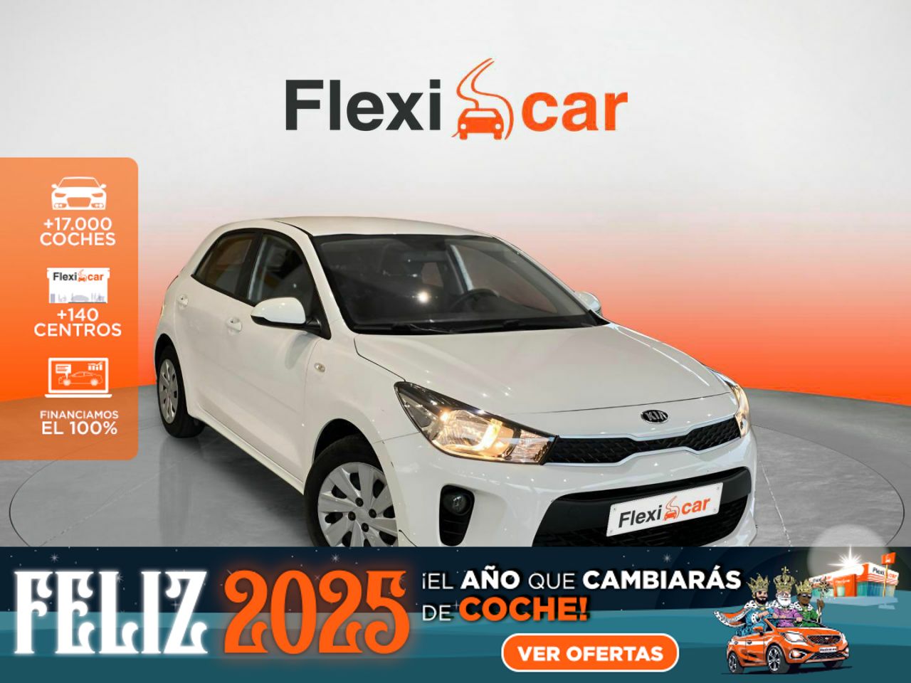 Kia rio blanco 5 puertas  de segunda mano - kia rio 2019 /