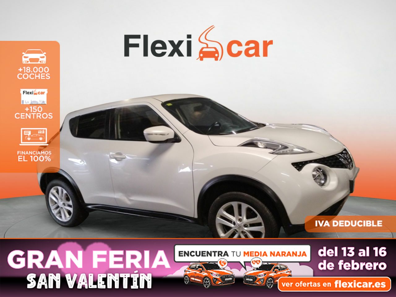 Nissan qashqai blanco 5 plazas  de segunda mano - nissan juke 2018 /