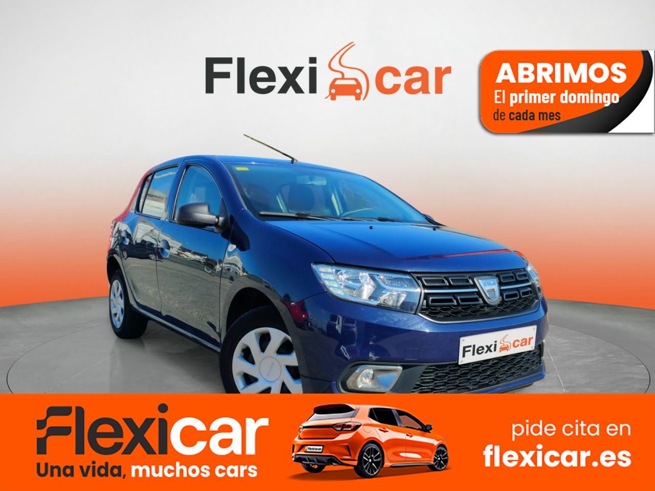 Dacia logan azul 5 puertas  de segunda mano - dacia sandero 2019 /