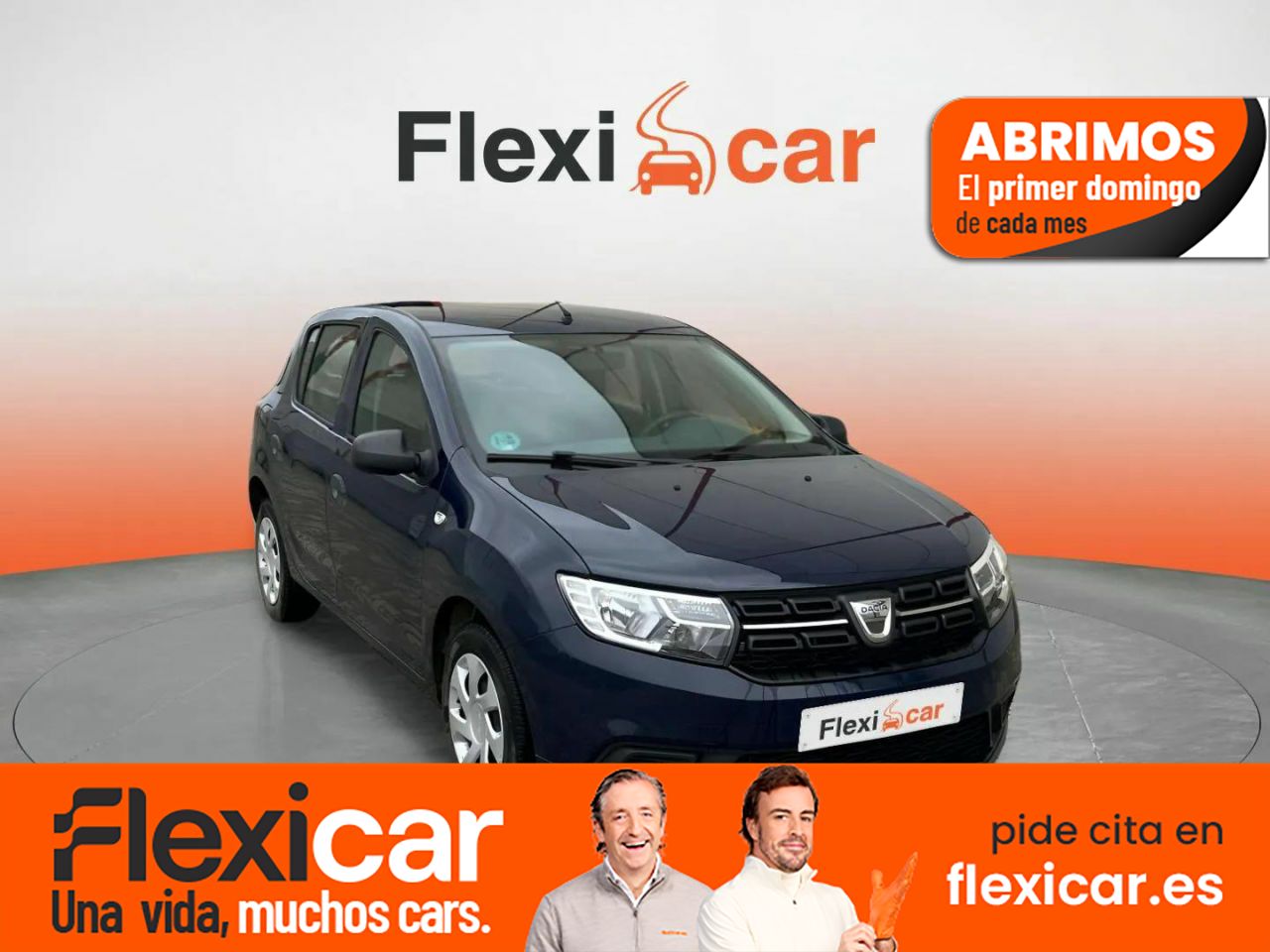 Dacia logan azul 5 puertas  de segunda mano - dacia sandero 2019 /