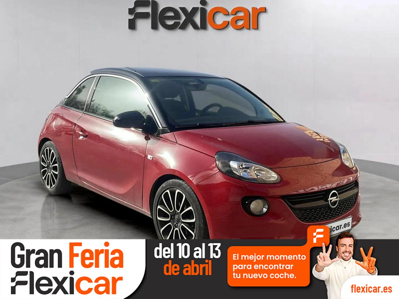 Opel astra 2024 rojo  de segunda mano - opel adam 2018 /