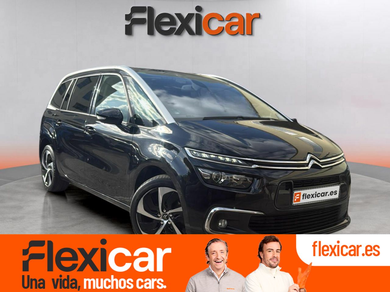 C4 picasso negro metalizado  de segunda mano - citroën grand c4 picasso 2017 /