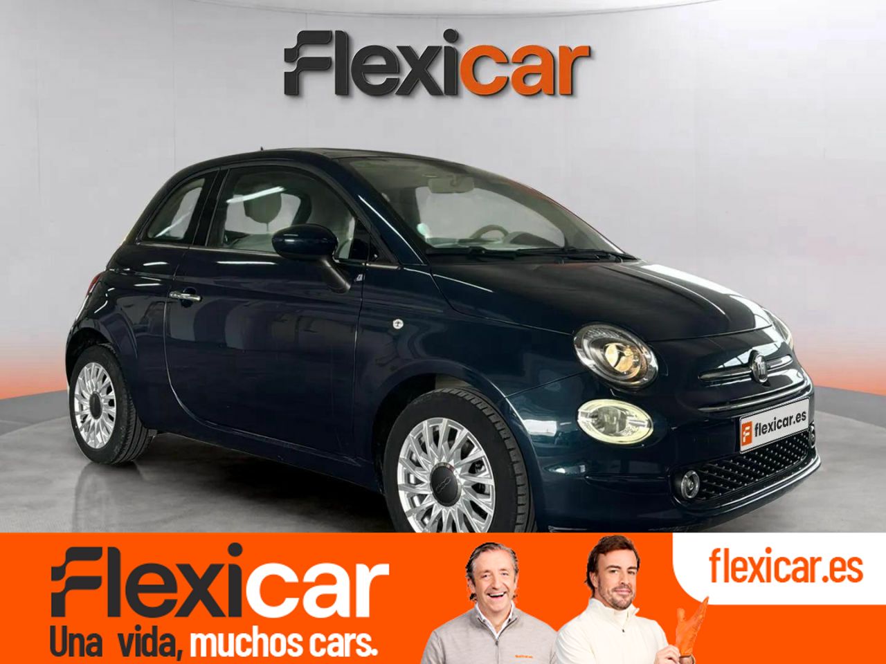 Fiat 500 azul  de segunda mano - fiat 500 2019 /