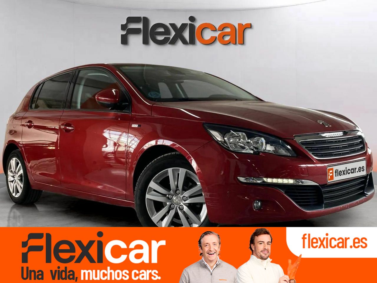 Peugeot 308 rojo  de segunda mano - peugeot 308 2016 /