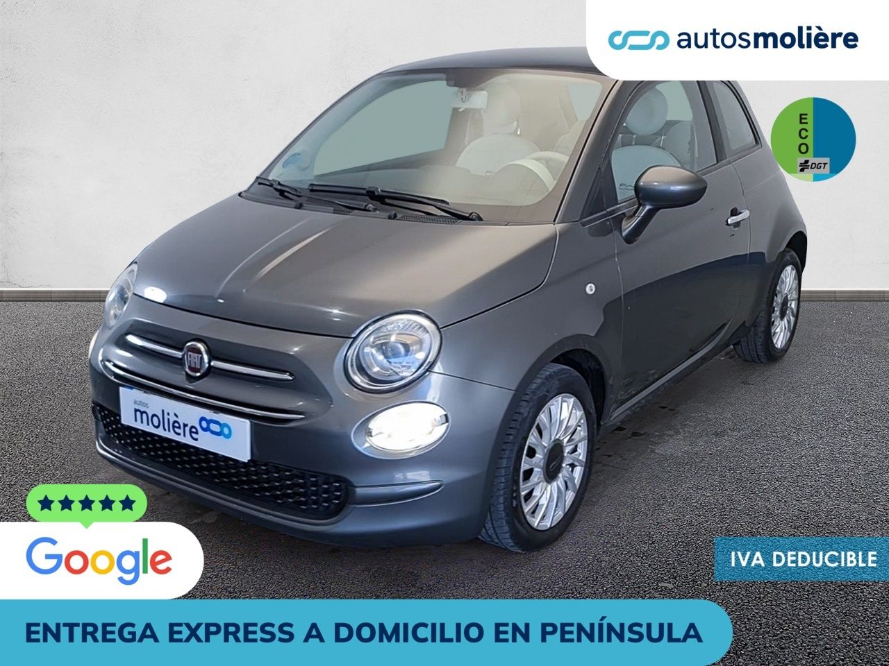 Bolsillos traseros en asientos del acompanante  de segunda mano - fiat 500 2021 /