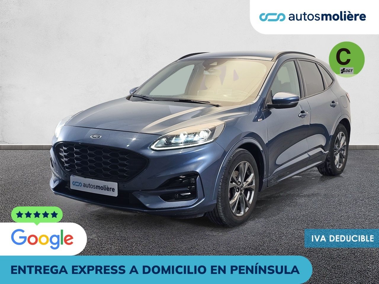 Ford focus 2022 azul 5 puertas diesel  de segunda mano - ford kuga 2022 /