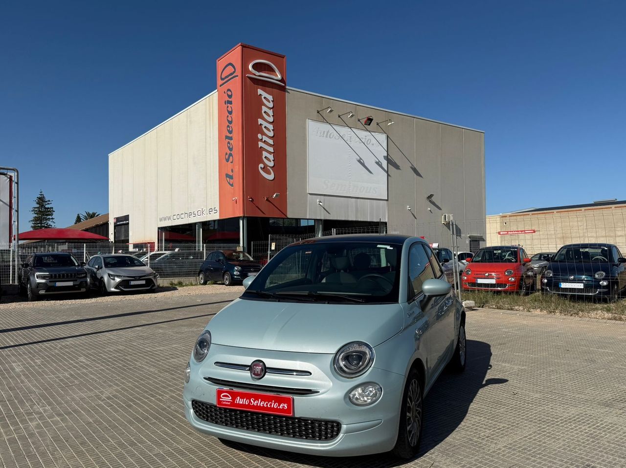 Fiat bravo azul claro  de segunda mano - fiat 500 2022 /
