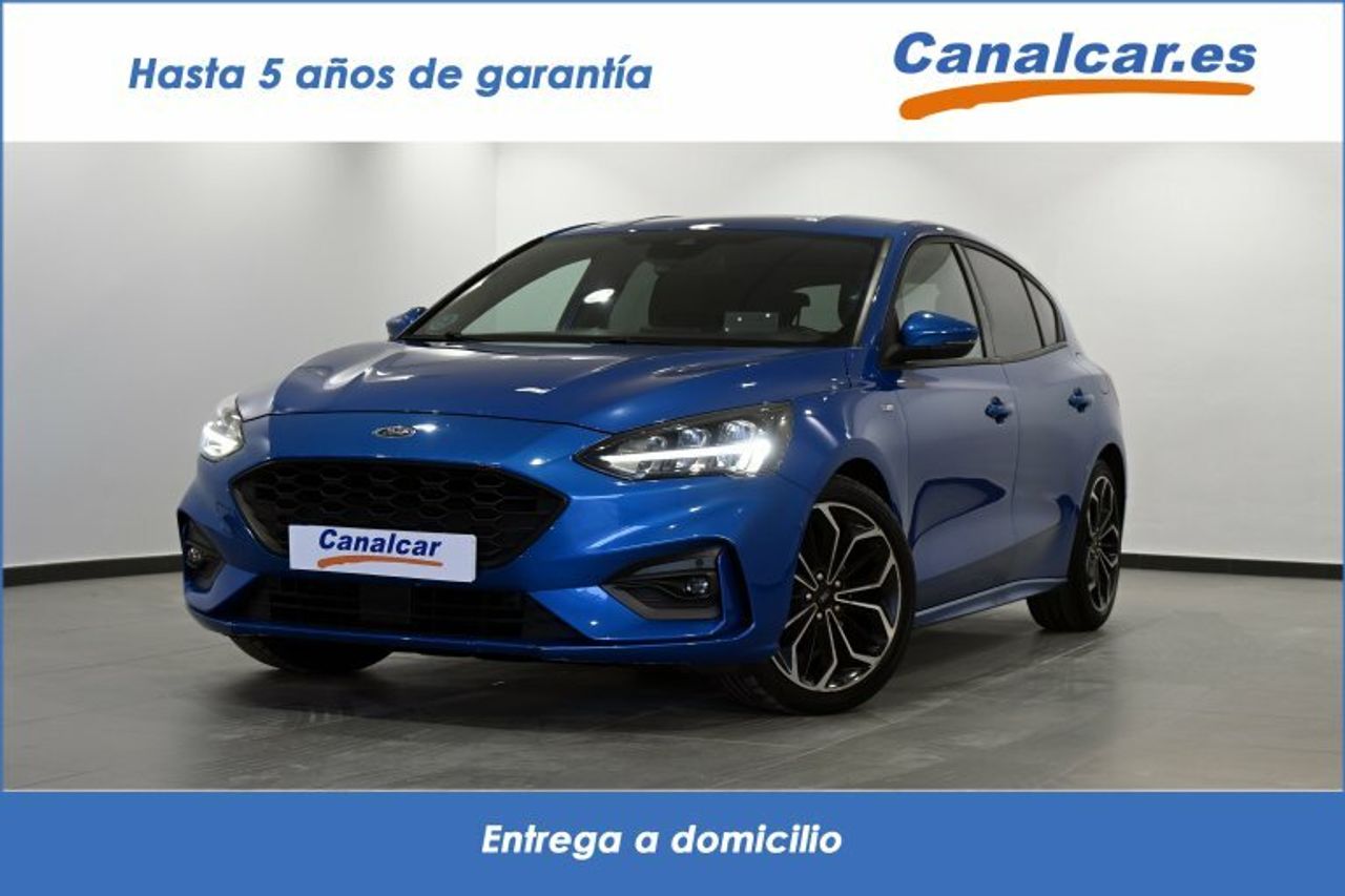 Ford focus azul 5 puertas  de segunda mano - ford focus 2019 /