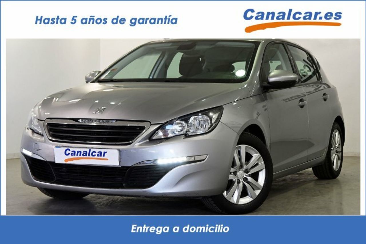 Peugeot 308 gris  de segunda mano - peugeot 308 2015 /