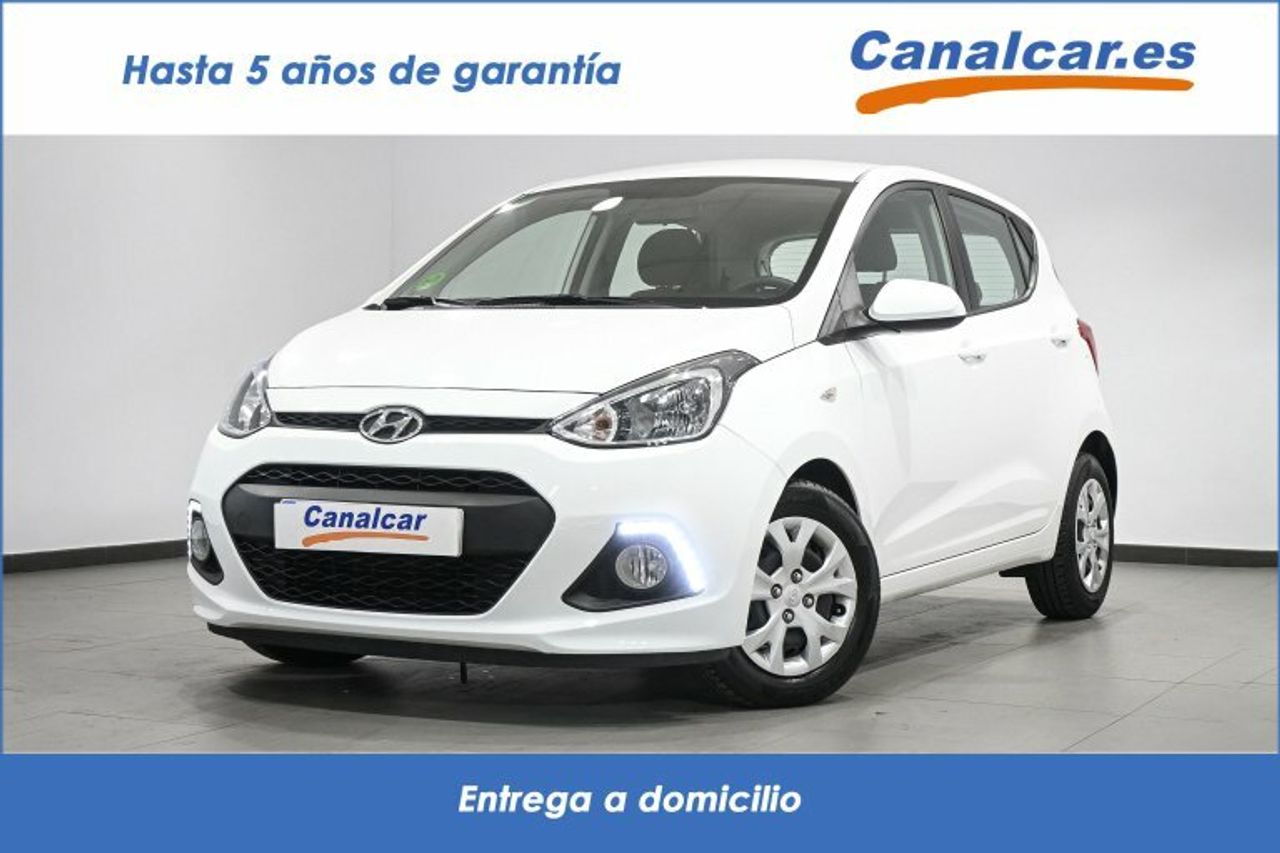 Hyundai i10 blanco  de segunda mano - hyundai i10 2015 /