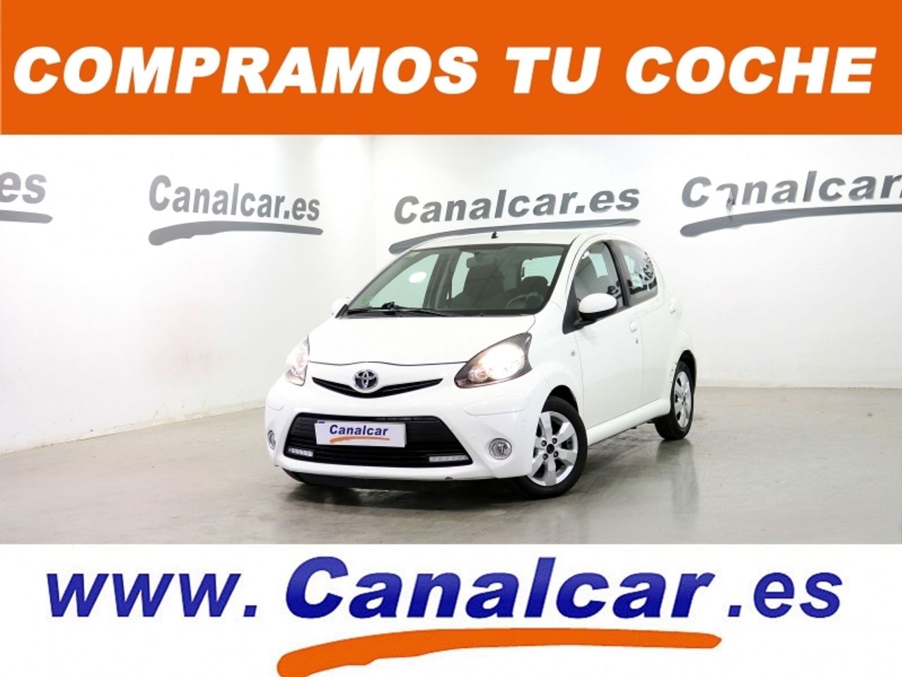 Toyota Aygo ocasión segunda mano 2014 Gasolina por 8.390€ en Madrid