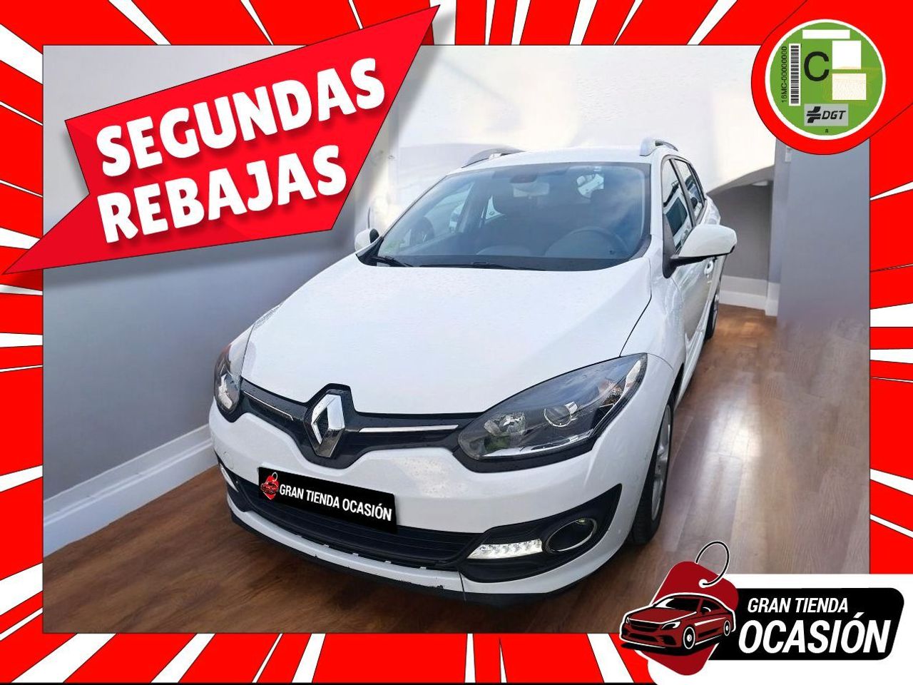 Renault megane blanco  de segunda mano - renault megane 2016 /
