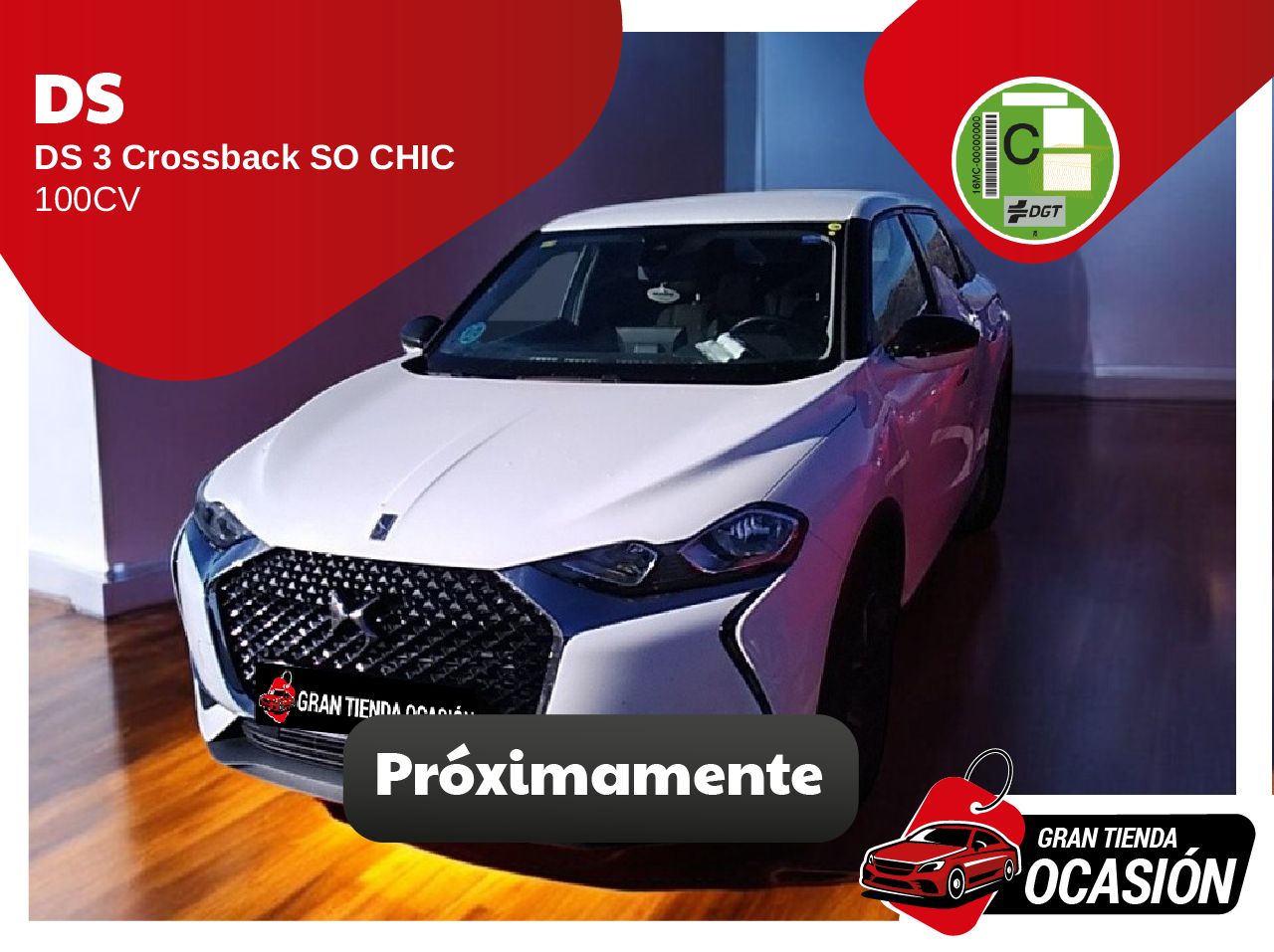 Ds 3 2020 blanco  de segunda mano - ds automobiles ds 3 2020 /