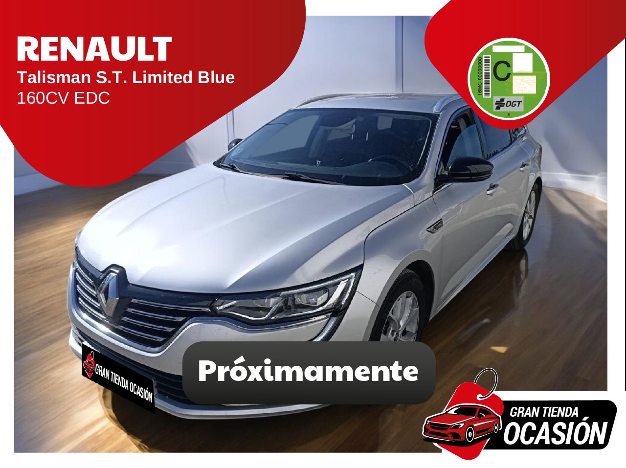 Renault kadjar gris claro  de segunda mano - renault talisman 2019 /