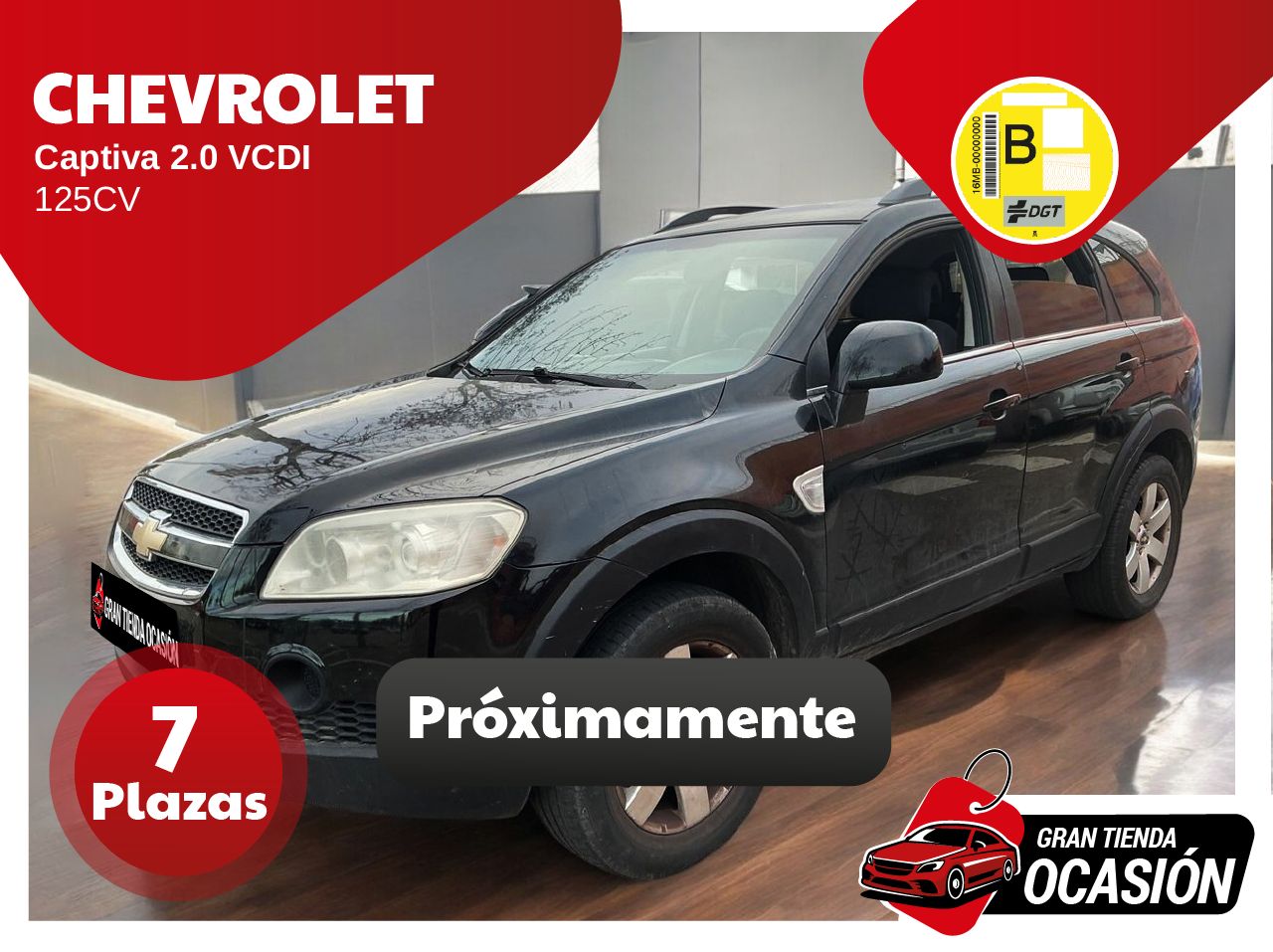 Chevrolet  de segunda mano - chevrolet captiva 2007 /