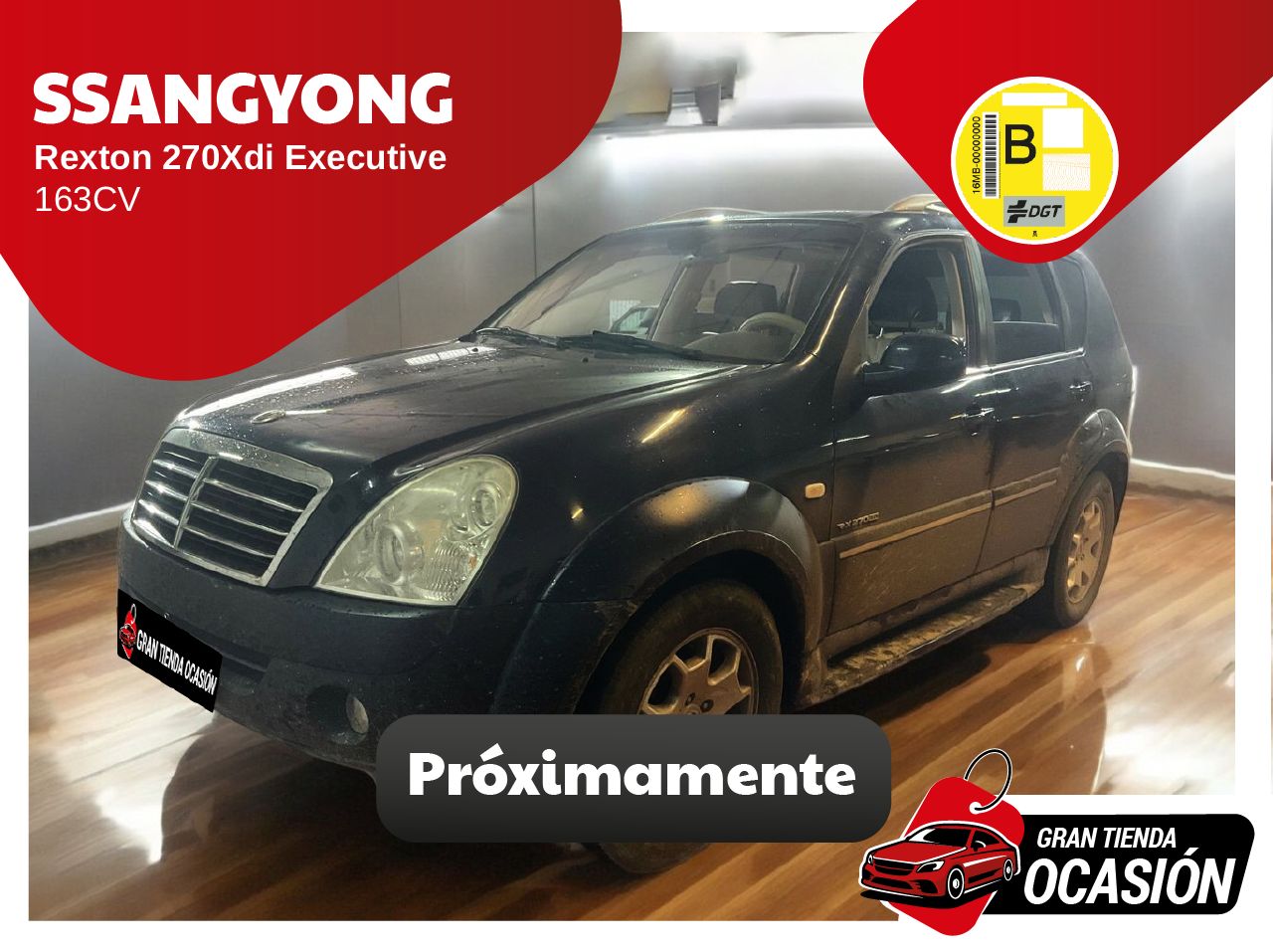 Bentley  de segunda mano - ssangyong rexton 2009 /