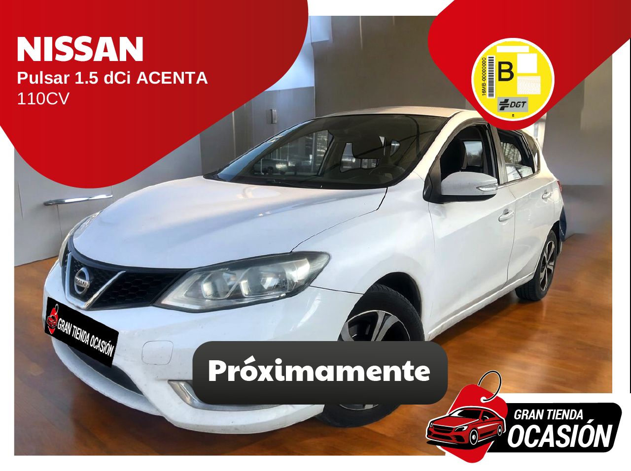 Bentley  de segunda mano - nissan pulsar 2015 /