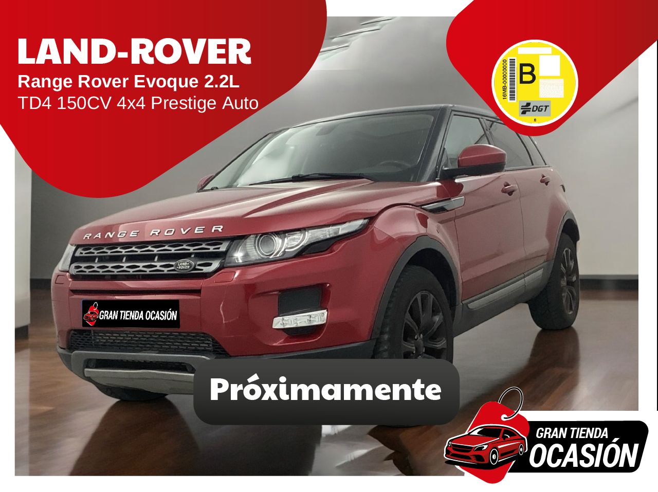 Landrover range rover evoque 2024  de segunda mano - land-rover range rover evoque 2014 /