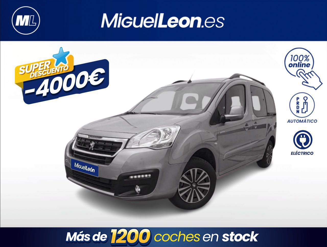 Peugeot partner 2020 98cv  de segunda mano - peugeot partner 2020 /