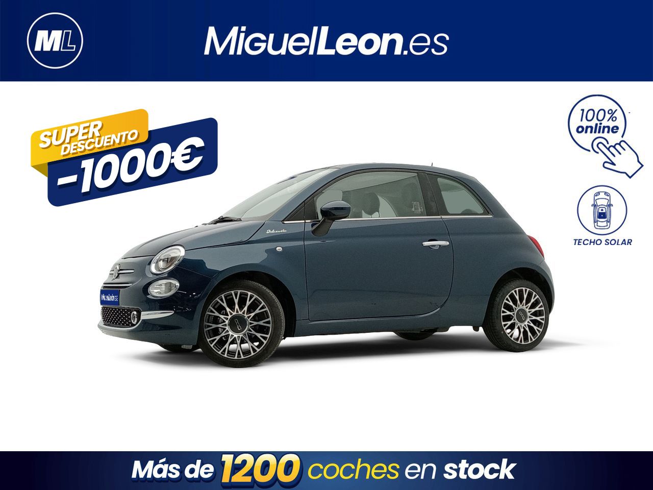 Impresionante edificio  de segunda mano - fiat 500 2022 /