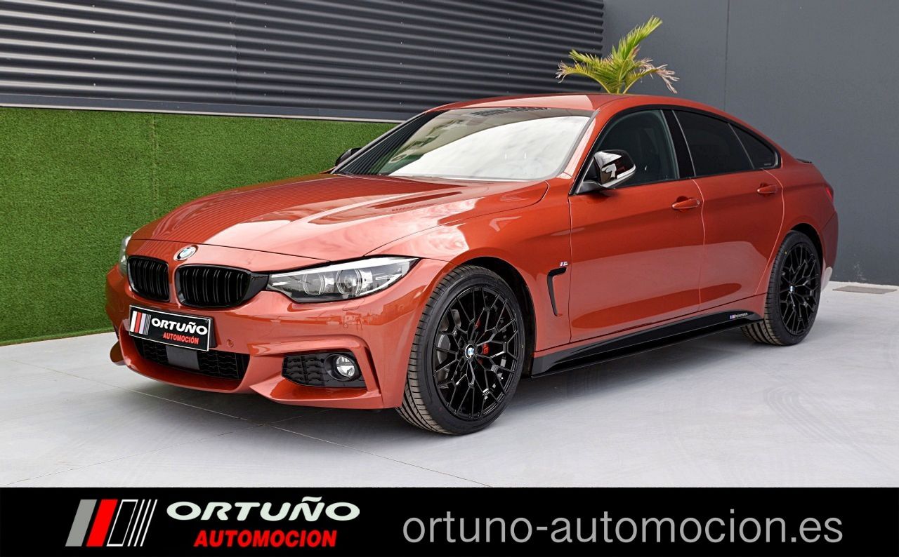 BMW Serie 4 Gran Coupé 420d 190CV Sport, Sakhir Orange II, Camara, levas,DVD