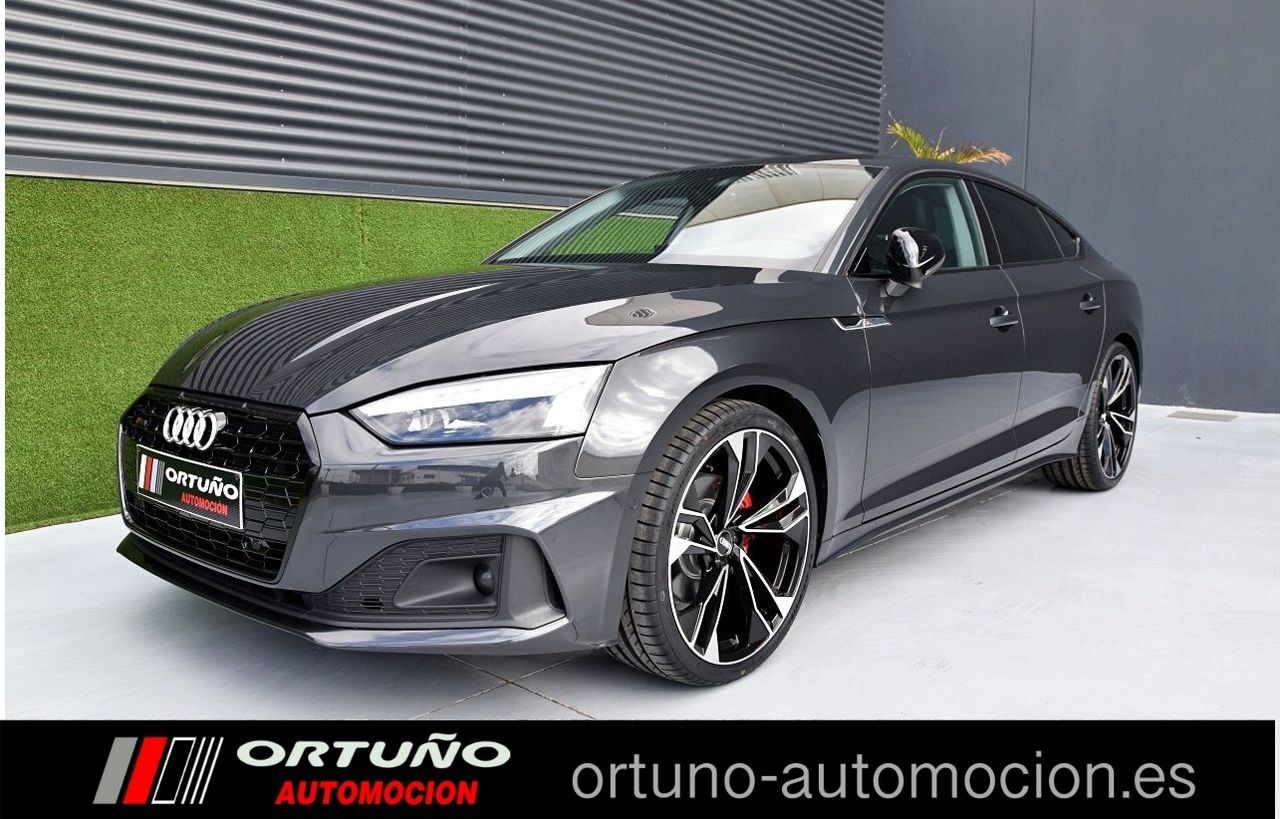 Audi A5 AUDI A5 B.Line 35 TDI S tronic Sportback Matrix, Camara, CarPlay, Gris Manhattan