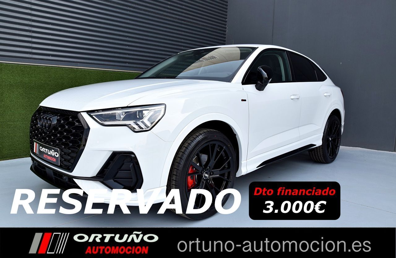 Audi Q3 Sportback 35 TDI 110kW 150CV S tronic Virtual Cockpit, S line, Tau Silver, Techo