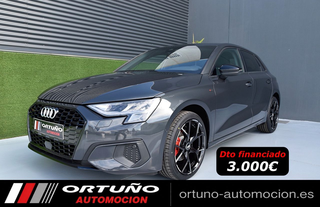 Audi A3 Sportback Black line 35 TDI 110kW 150CV LED, Cámara