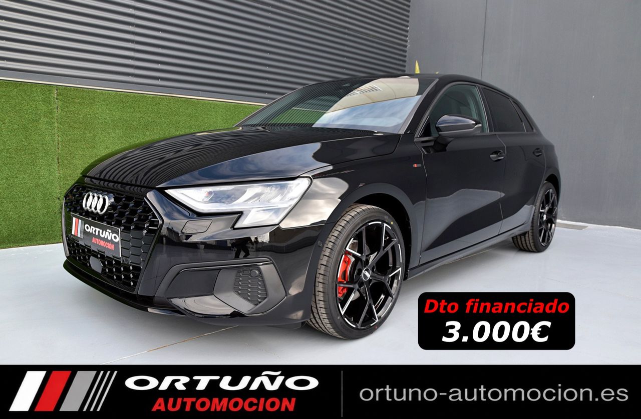 Audi A3 Sportback Black line 30 TDI 85kW S tron LED, CarPlay