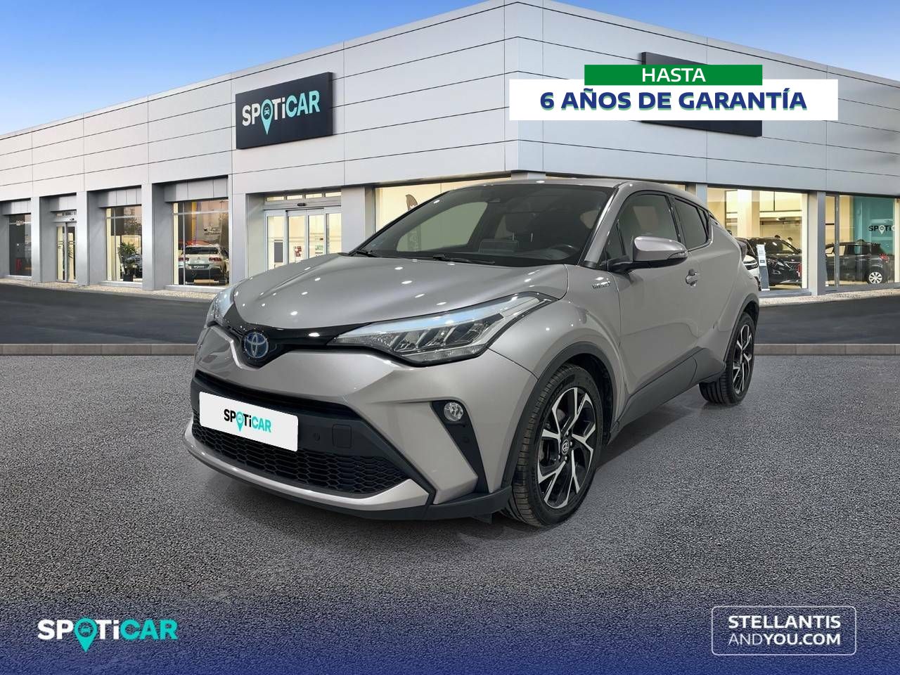 Peugeot 208 2023 gris  de segunda mano - toyota c-hr 2021 /
