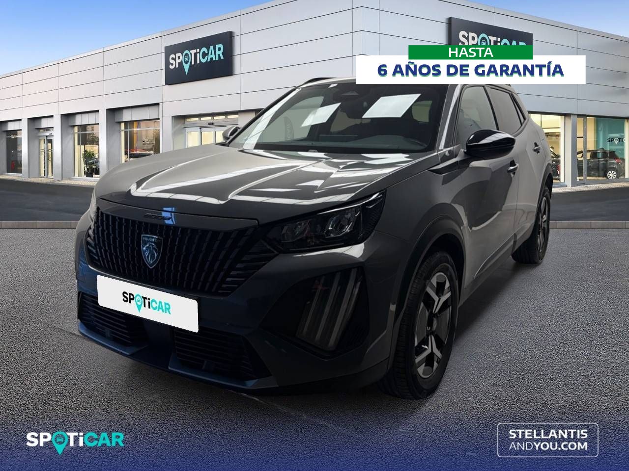 Peugeot 2008 híbrido en Almería con garantía extendida