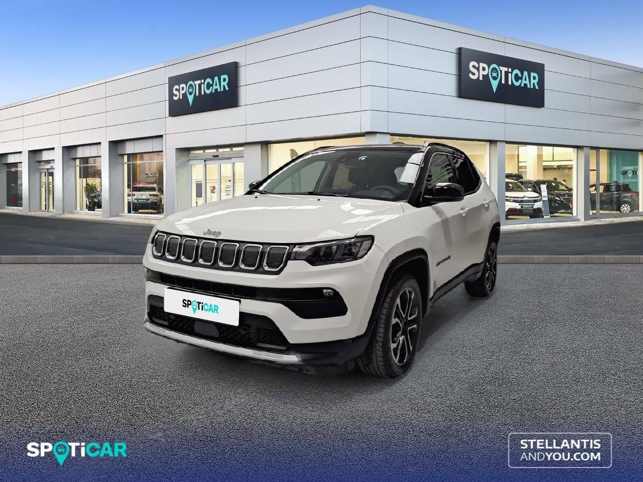 Jeep compass blanco  de segunda mano - jeep compass 2023 /
