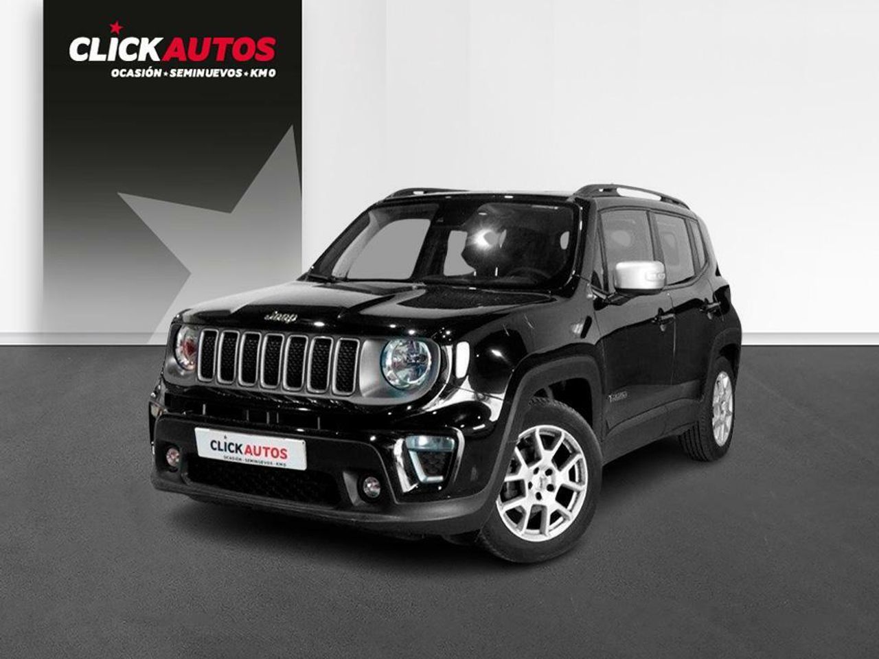 Jeep renegade negro 5 puertas  de segunda mano - jeep renegade 2022 /