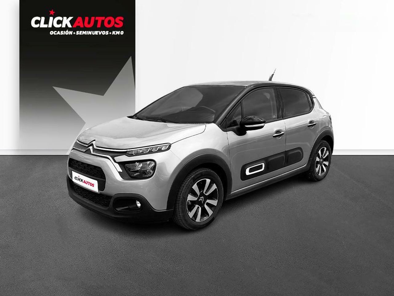 Citroen c3 gris  de segunda mano - citroën c3 2023 /