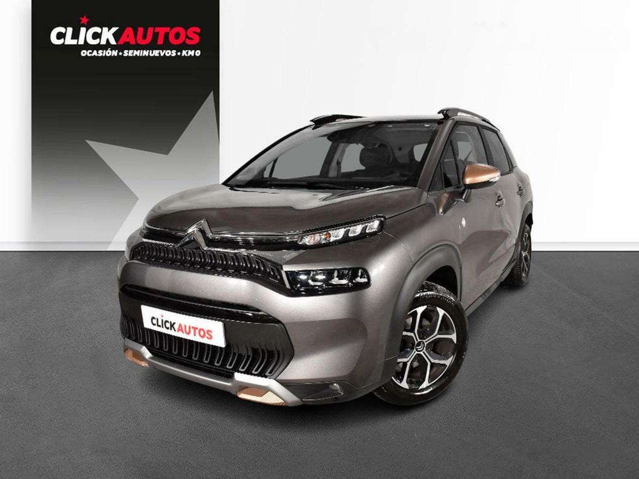 Citroen c3 aircross gris  de segunda mano - citroën c3 aircross 2023 /