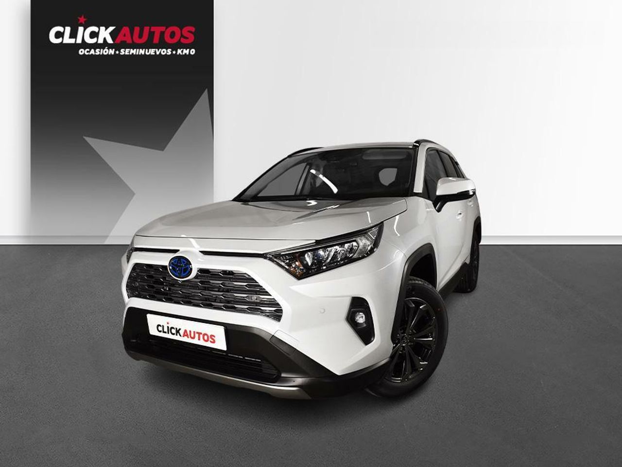 Coche blanco perlado  de segunda mano - toyota rav4 2024 /