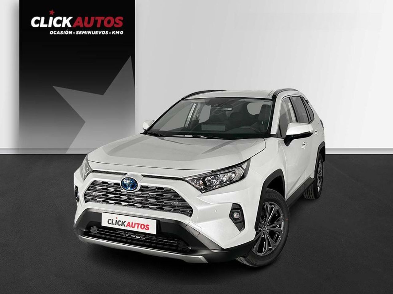 Coche blanco perlado  de segunda mano - toyota rav4 2024 /