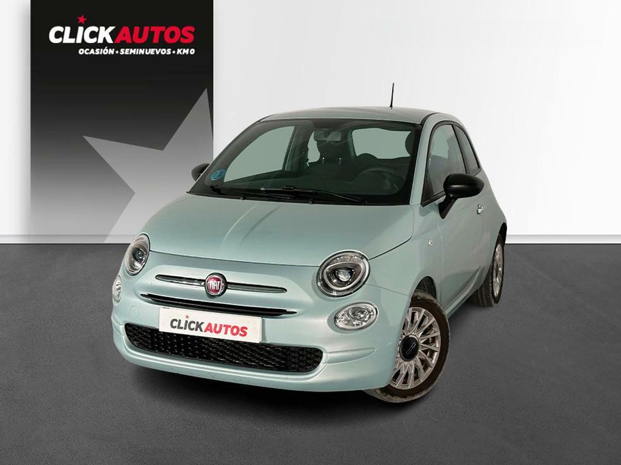 Coche hibrido con asientos calefactados  de segunda mano - fiat 500 2023 /