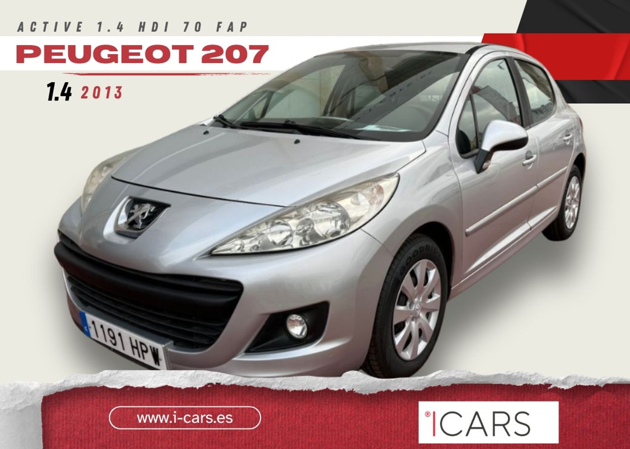 Peugeot 207 ACTIVE 1.4 HDI 70 FAP