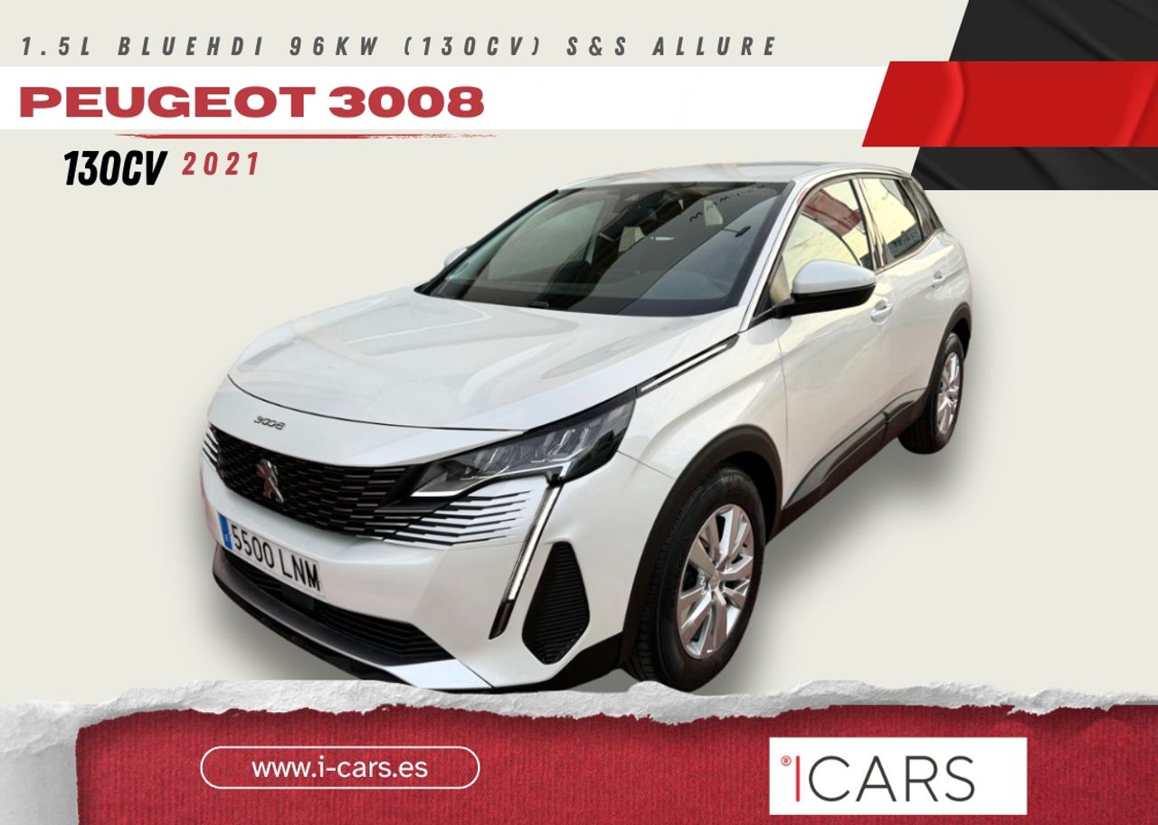 Peugeot 3008 1.5L BlueHDi 96kW (130CV) S&S Allure