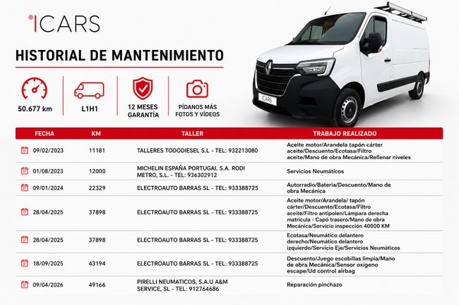 Renault Master FURGÓN L1H1 DCI 135CV - Foto 25