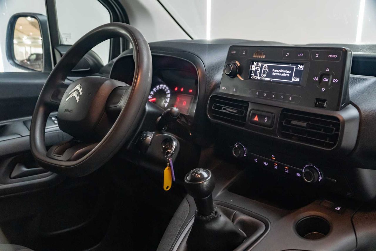 Citroën Berlingo furgón control m 1.5 bluehdi 75cv mt5 e6dt  - Foto 21